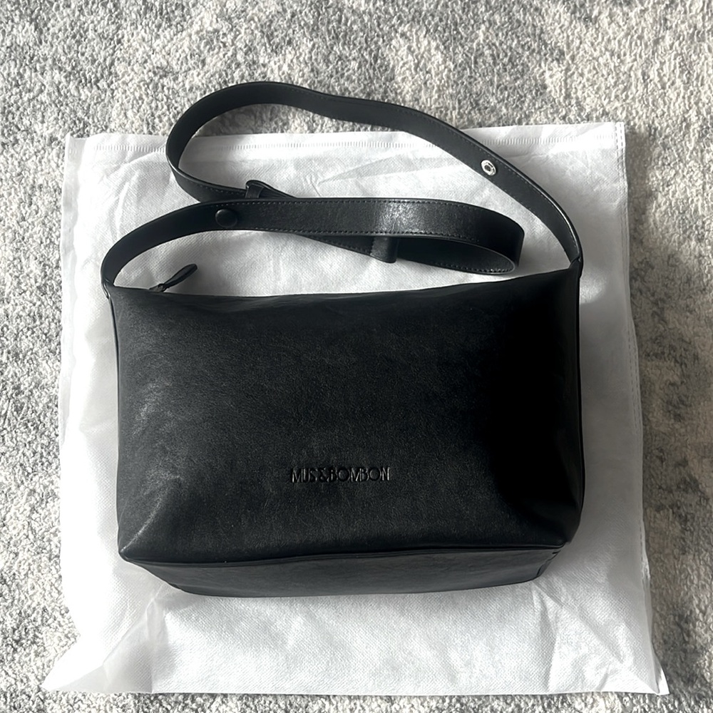 MUS&BOMBON Black Leather Bag